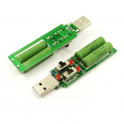 5V 1A / 2A / 3A AUSB Ging Discharge Loader Мобильный тестер сопротивления мощности