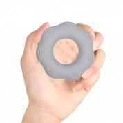 3 шт. Ручная упражнение Массаж Удар Шестерня Тип Силиконовые Рукопочковые кольца, Стиль: 30 фунтов (Светло-Грей)