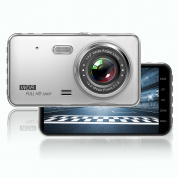 GT29 4 дюйма 1080P Мониторинг парковки Dual Объектив Авто Видеорегистратор Запись Записывающее устройство с задней частью камера