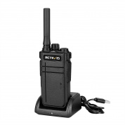 RETEVIS RB37 США частота 462.5625-467.7125 МГц 22CHS FRS Без лицензии Двухсторонняя радио Рукальная Bluetooth Walkie Talkie (черный)
