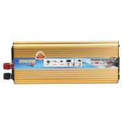 2000W Инвертор питания DC 12V к AC 220V Авто Адаптер конвертера USB Зарядное устройство