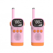 D20 Walkie-Talkie Детская игрушка Мини беспроводной звонок Интерактивная игрушка, цвет: розовый + розовый