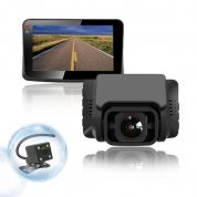 T689S Скрытый передний и задний двухканальный накопитель Встроенный GPS Авто Видеорегистратор