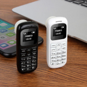 L8Star C1 200mAh 0,66 дюймов Гарнитура Bluetooth Dialer Наушник Волшебный Голосовой телефон с одной SIM-картой - Черный