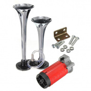 Chrome Air Horn Trumper для Грузовика Mega Поезд 12В 135дБ Супер Громкий