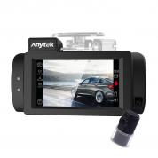 Anytek G200 4K FHD Сенсорный Wi-Fi GPS WDR Автоматическая запись двойной Объектив Авто Видеорегистратор камера