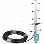 824-960 МГц GSM Yagi Antenna 12 DBI N Мужской разъем, Длина кабеля: 15 м