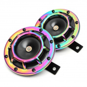 12V 139-170dB Colorful / Green Horn Компактный сверхтонкий громкий взрыв из нержавеющей стали