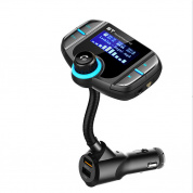 Автоплеер FM-передатчик Поддержка  Bluetooth  TF Автоd с QC3.0 Fast Charger BT70