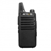 1 пара RETEVIS RT622 Частота EU 400-480 МГц 16CHS Двухсторонняя радиопроизводитель Walkie Talkie, штекер ЕС (черный)