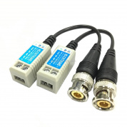 2 шт., Обновленная версия Anpwoo 100C, винтовой коаксиальный HD-CVI / AHD / CVI, 1 канал, пассивный трансивер, видео балун
