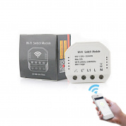MoesHouse 90V-130V Wifi Интеллектуальный выключатель света Модуль Diy Breaker Smart Life / Tuya APP Дистанционное Управление Работает с Alexa Echo Google Home 2-позиционный