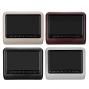 Цифровой экран 2x 9 дюймов для Авто Подголовников Монитор AV + DVD USB SD Player Дистанционное Управление