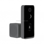 Оригинальный Xiaomi Mijia 1080P, 2 миллиона пикселей, широкоугольный объектив, 139 градусов, Wi-Fi, умный дверной звонок 2, поддерживает удаленный просмотр приложения, двустороннюю внутреннюю связь, инфракрасное ночное видение и обнаружение гуманоидов AI,