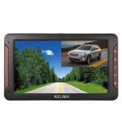 KELIMA 7 дюймов 1080P Авто Видеорегистратор RV Dual Объектив FHD Прибор ночного видения Dash камера Рекордер