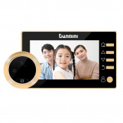 Danmini W10 4,3-дюймовый умный электронный домашний дверной звонок с кошачьим глазом, 300000 пикселей, поддержка камеры, инфракрасное ночное видение и tf-карта