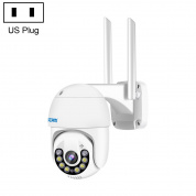 ESCAM QF800 H.265X 8MP AI Humanoid Detection Detection Auto Tracking Водонепроницаемое Wi -Fi IP -камера (белая)
