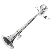 12V / 24V хром Air Trumpet Horn Набор для Авто Van Off Road Truck Universal