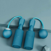 2 шт. Dual-Use PVC пропуская веревка для взрослых и детей, стиль: 30 мм (синий)