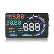 A8 5.5дюймовый автомобилей HUD Head Up Display с OBD2 интерфейс Разъем
