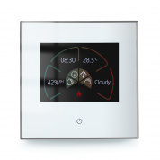 BHT-2002GALM 220V Умный домашний термостат нагрева воды WiFi термостат (белый)
